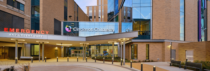 Cincinnati Children's Burnet Campus Emergency and Urgent Care Entrance